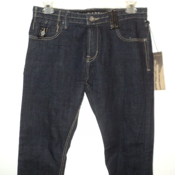 Cain & Abel | Jeans | New Cain Abel Jeans 3 X 34 Dark Rinse Tapered ...